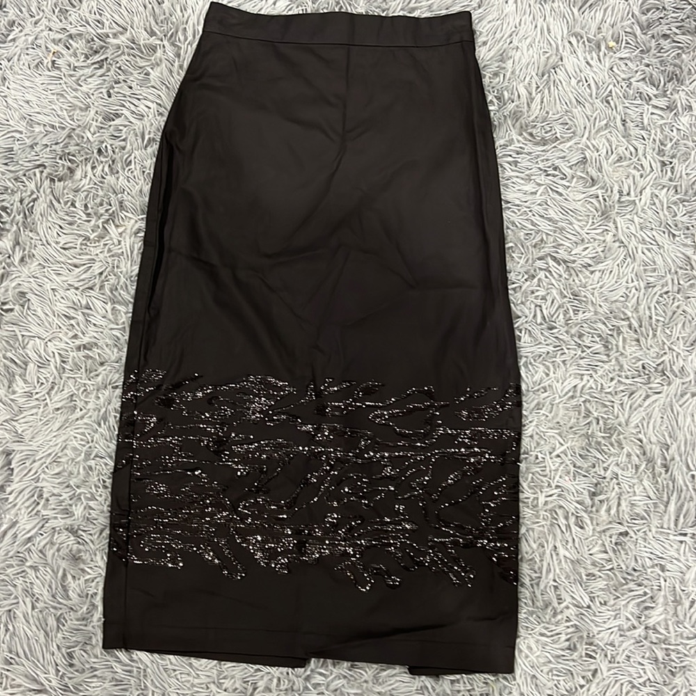 NEW • Rachel Comey • Eros Sequin Black Pencil Skirt Lined 0 Womens Work wear - Picture 3 of 5